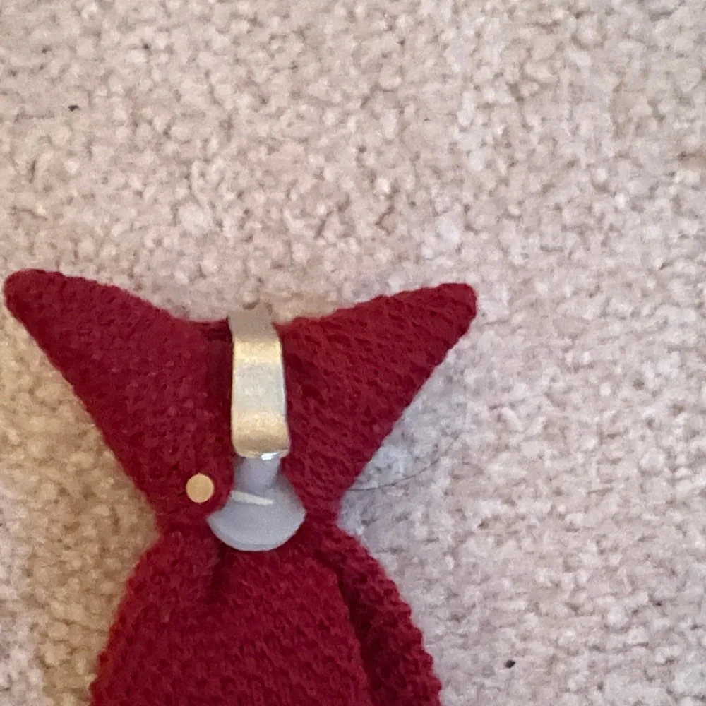 Boys Pierre Cardin Burgundy clip-on Knit, wool Tie.